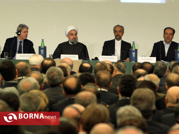 رییس جمهوری در نشست تجاری ایران و ایتالیا