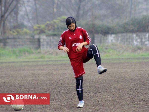 تمرین تیم فوتبال بانوان ملوان بندرانزلی