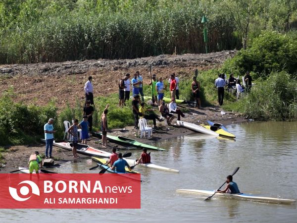 مسابقات قایقرانی در بندرانزلی