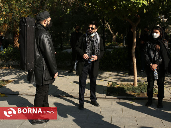 مراسم وداع با پورنگ پورشیرازی