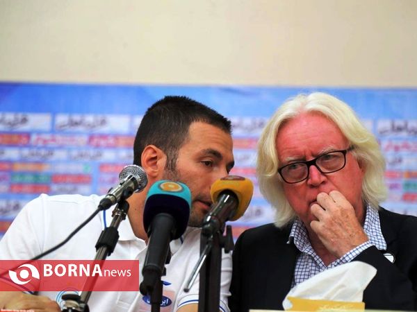 کنفرانس خبری سرمربی استقلال تهران قبل از دیدار نهایی جام حذفی- هتل کارونسرا آبادان
