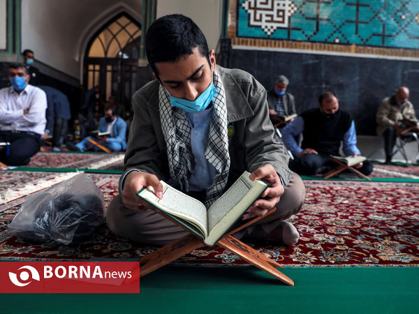 ترتیل خوانی قرآن کریم در حرم مطهر رضوی