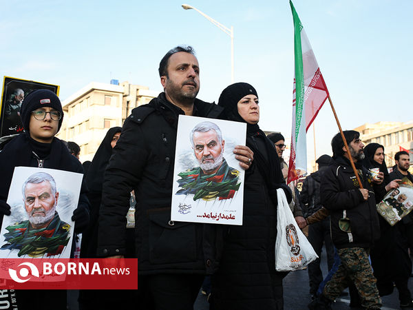 تشییع پیکر سردار شهید حاج قاسم سلیمانی در تهران