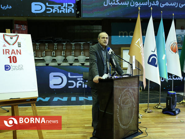 مراسم رونمایی از پیراهن تیم ملی بسکتبال بانوان