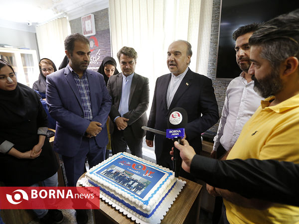 حضور وزیر ورزش و جوانان در خبرگزاری برنا