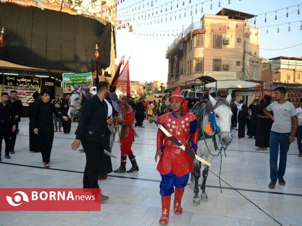 مراسم نمادین به اسارت گرفتن اهل بیت امام حسین(ع)- نجف اشرف