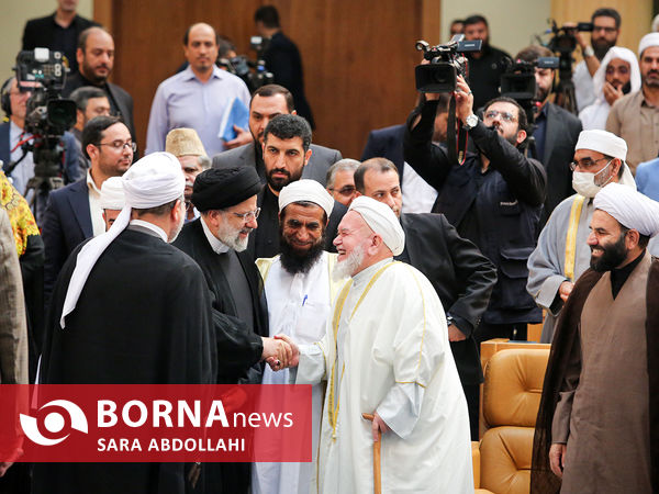 دیدار علما و نخبگان اهل سنت با رییس جمهور