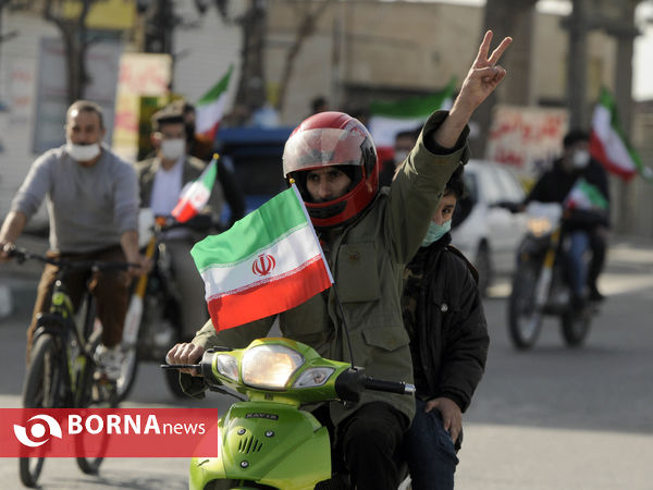 رژه نیروی های موتوری و خودرویی 22 بهمن- شهرستان قدس