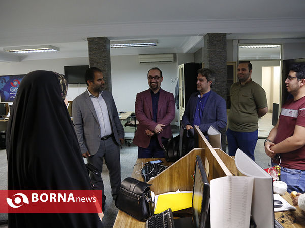 حضور حجت نظری در خبرگزاری برنا