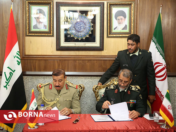 امضا تفاهم نامه همکاری مشترک مابین مرزبانی ایران و عراق