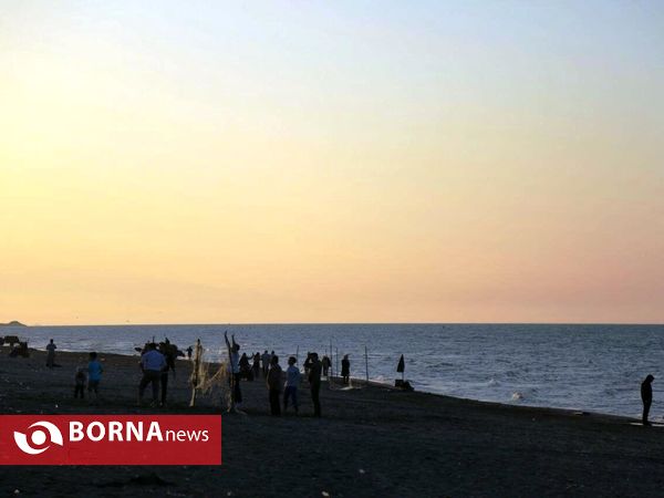 سواحل دریای خزر-نمک آبرود