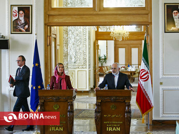 نشست خبری ظریف و موگرینی