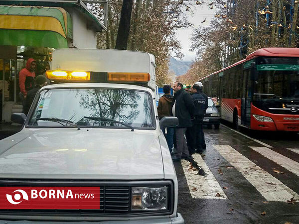 فرو نشست زمین در محله پسیان تهران