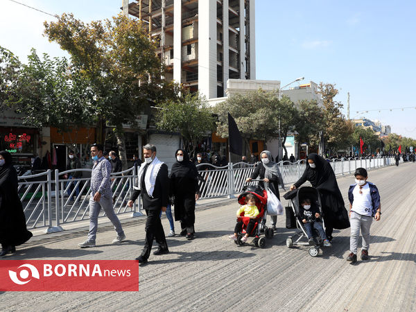 حال و هوای مشهدالرضا در روز اربعین