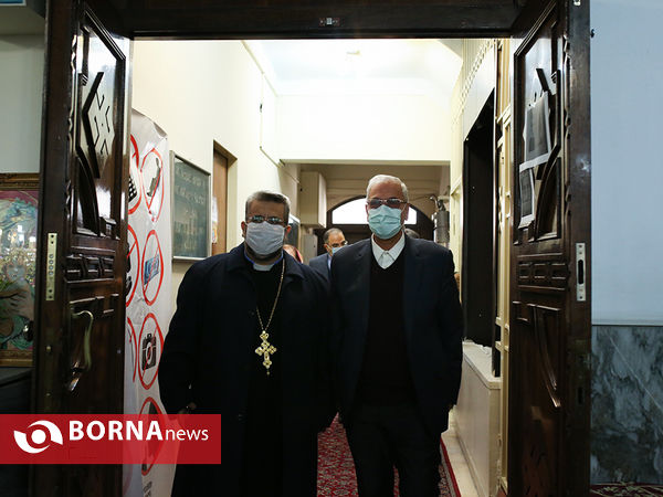دیدار سخنگوی دولت با خیرین ارامنه در کلیسای ارامنه وارطان مقدس