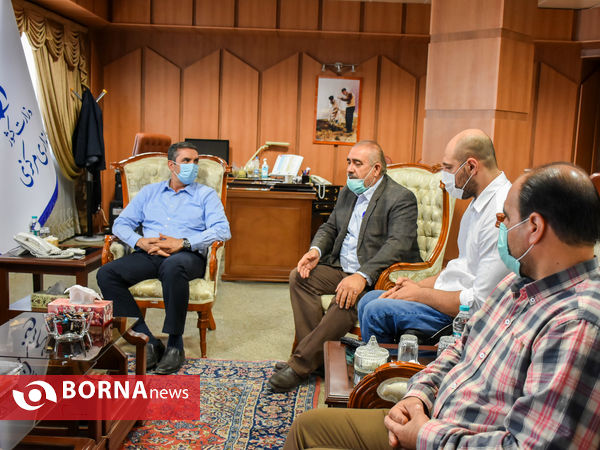 حضور ملی پوشان بسکتبال با ویلچر کشور در دفتر استاندار مرکزی