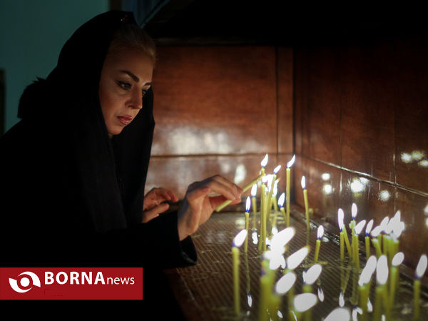 مراسم سال نو میلادی در کلیسای گریگور مقدس