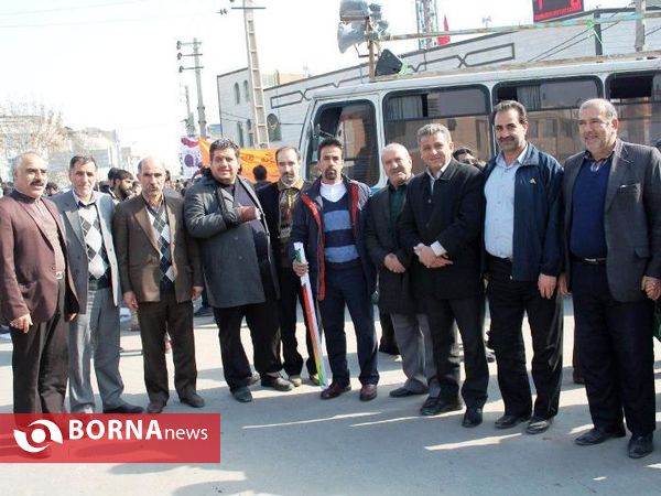 مراسم راهپیمایی 22 بهمن در شهرستان قدس