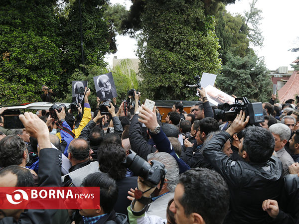 تشییع پیکر مرحوم جمشید مشایخی
