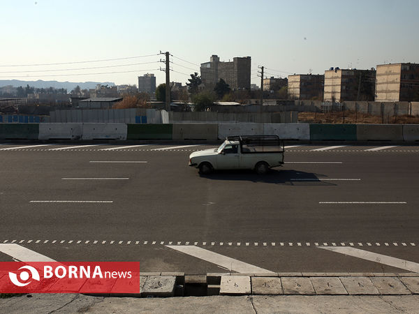 بازدید از اتوبان شهید نجفی رستگار