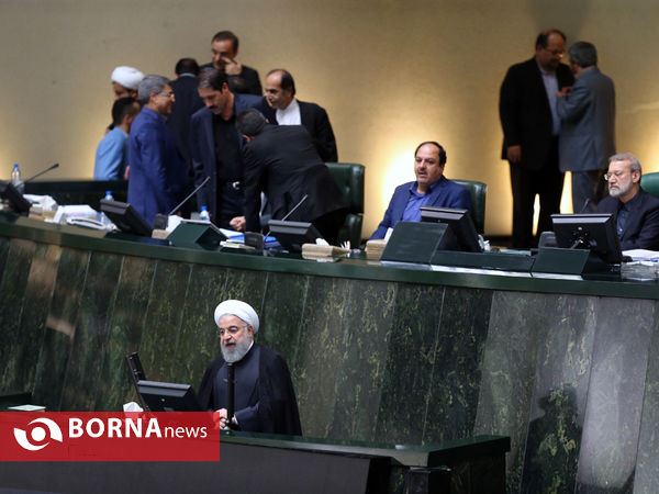 حضور رییس جمهوری در صحن علنی مجلس