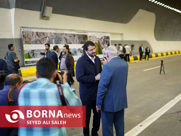 افتتاح قطعه دوم آزاد راه تهران-شمال