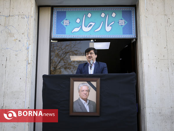 تشییع مرحوم پرویز زاهدی در ورزشگاه شیرودی