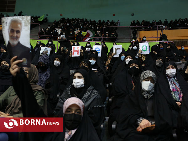 اجتماع دختران حاج قاسم - ورزشگاه ۱۲هزار نفری آزادی