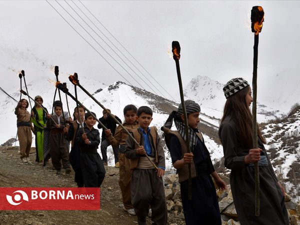 جشن نوروز در روستای شیان سنندج