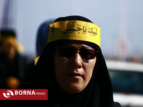 نمای نزدیک اربعینیون شلمچه