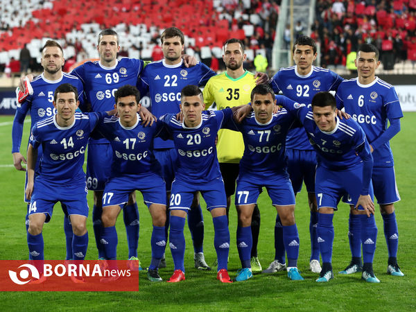 دیدار تیم های فوتبال  پرسپولیس- نسف قارشی ازبکستان
