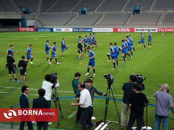 آخرین تمرین تیم ملی پیش از دیدار با کره جنوبی