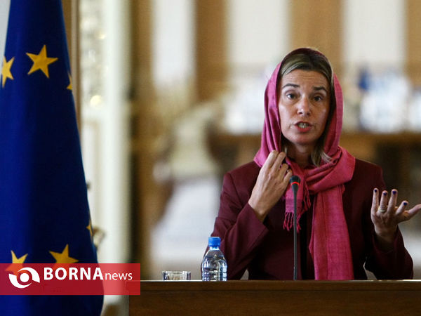 نشست خبری ظریف و موگرینی