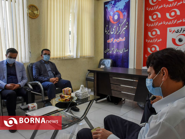 حضور فرماندار اراک در خبرگزاری برنا