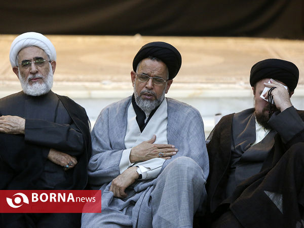 مراسم عزاداری شب عاشورای حسینی (ع)  در حرم امام خمینی