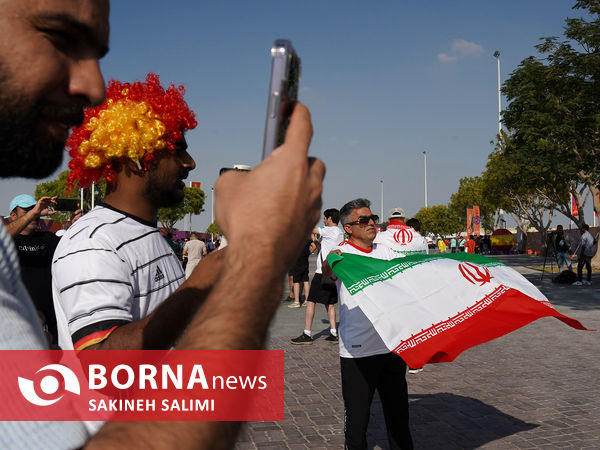 ورزشگاه خلیفه قطر در آستانه دیدار ایران - انگلیس