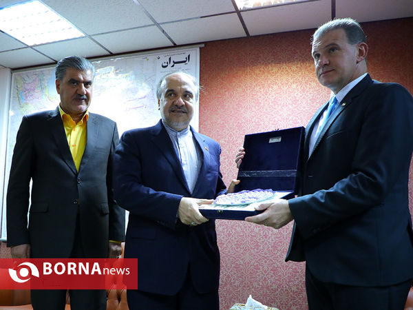 دیدار پارلمانی سفیر برزیل با وزیر ورزش