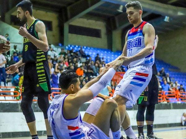 دیدار تیم های بسکتبال نبوغ - کاله