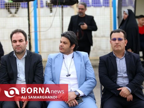 افتتاح چمن طبیعی و سکوی تماشاگران ورزشگاه شهید عضدی رشت