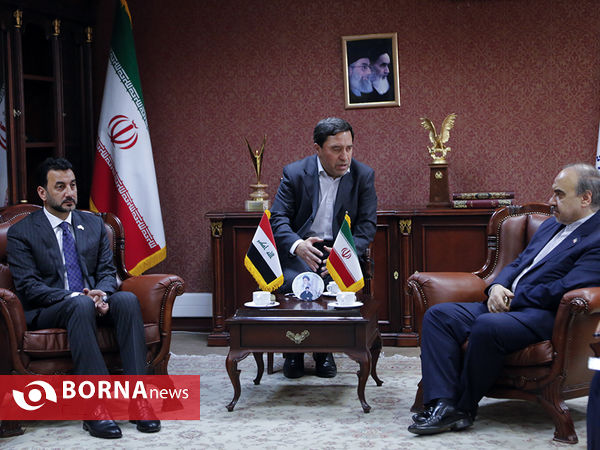 دیدار دکتر سلطانی فر با عبطان وزیر ورزش و جوانان عراق