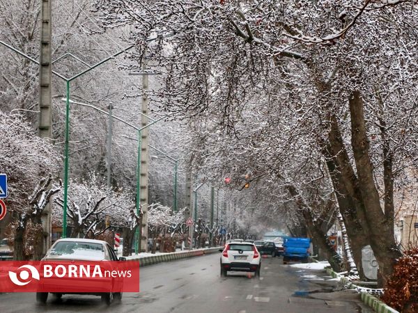 بارش اولین برف زمستانی در ارومیه