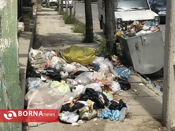 عدم جمع آوری زباله های شهر میاندوآب بعلت نبود محل مناسب دفع پسماند
