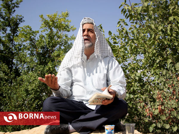 دعای عرفه در تپه الشهدای شیراز