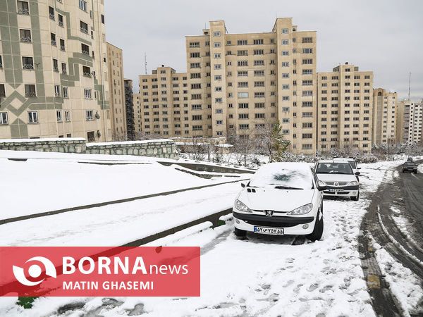 بارش برف در تهران