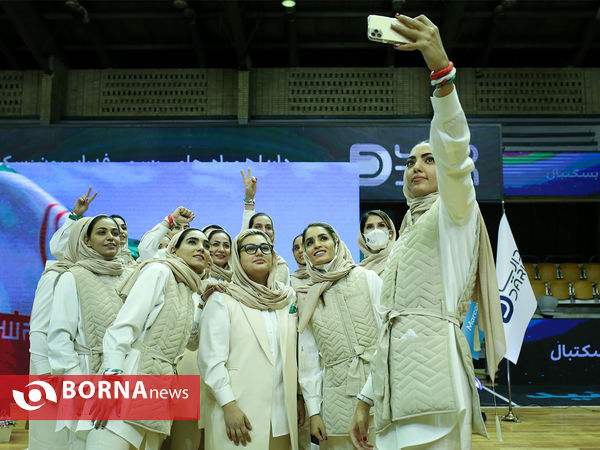 مراسم رونمایی از پیراهن تیم ملی بسکتبال بانوان