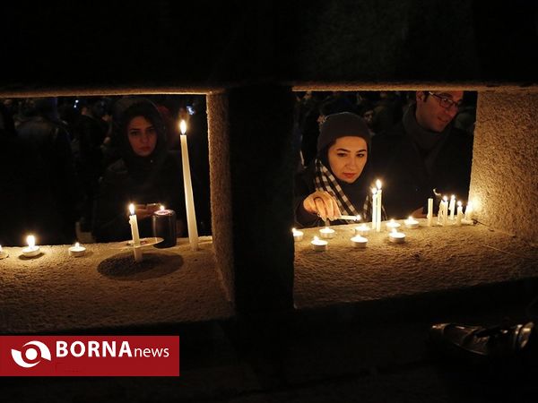 ادای احترام هنرمندان به جان باختگان حادثه ساختمان پلاسکو