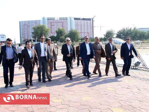 افتتاح و بازدید شرکت هزار دستان ، مدرسه تخصصی بادبانی، منظرگاه منطقه  آزاد انزلی