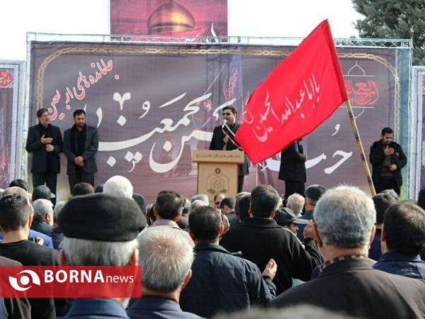 پیاده‌روی جاماندگان اربعین در شهرقدس