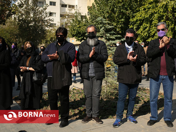 مراسم وداع با پورنگ پورشیرازی