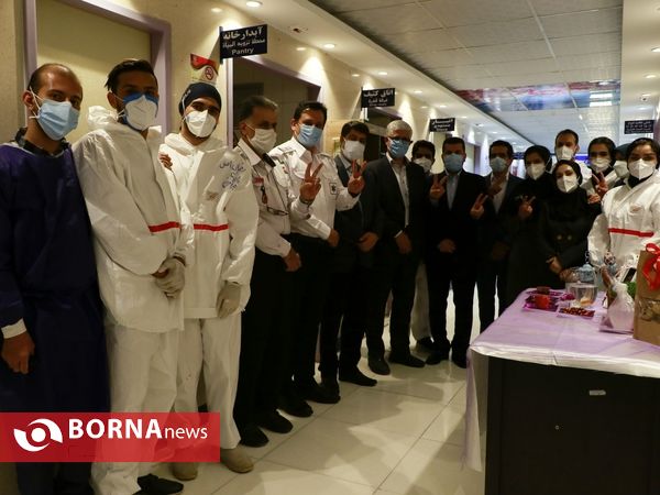 سال نو در کنار کادر درمان جنوب غرب خوزستان